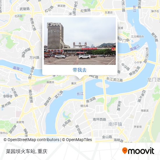 菜园坝火车站地图