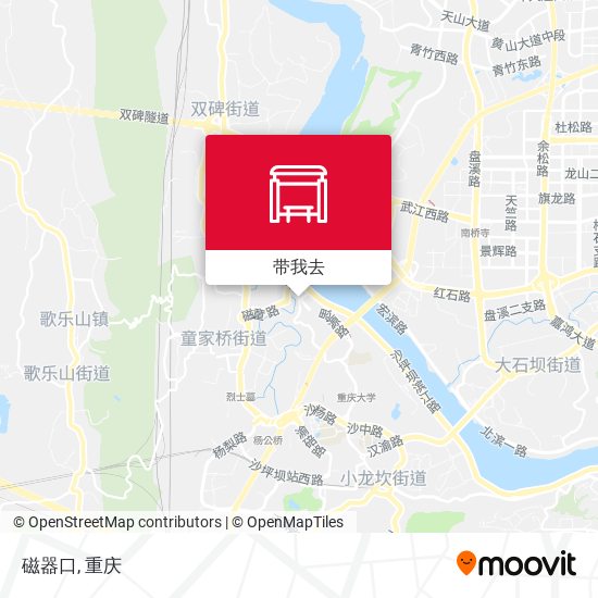 磁器口地图