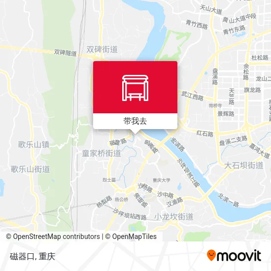 磁器口地图