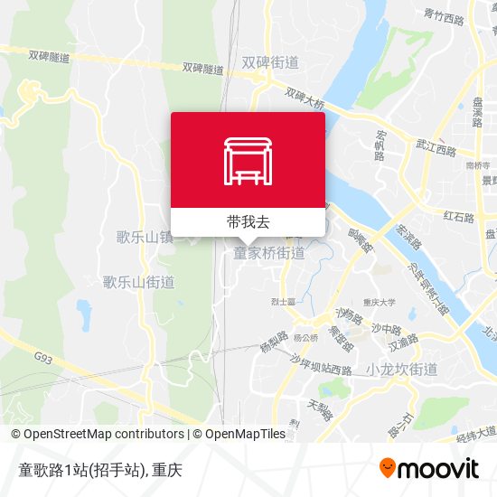 童歌路1站(招手站)地图