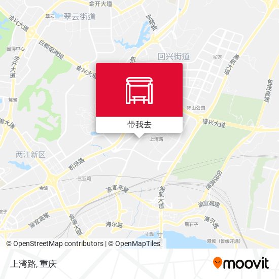 上湾路地图