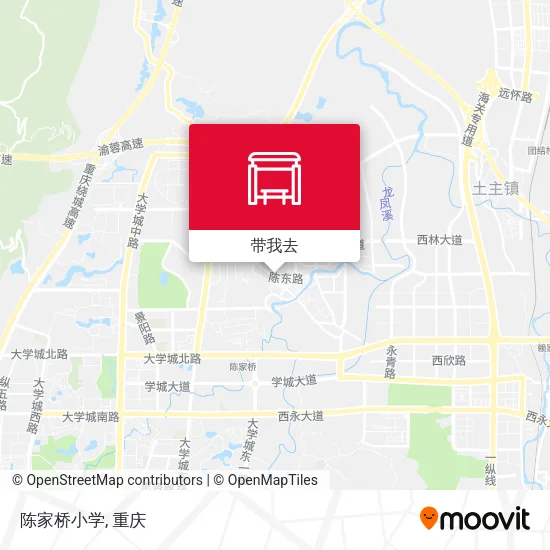 陈家桥小学地图