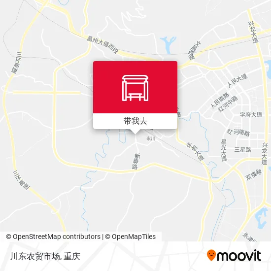 川东农贸市场地图
