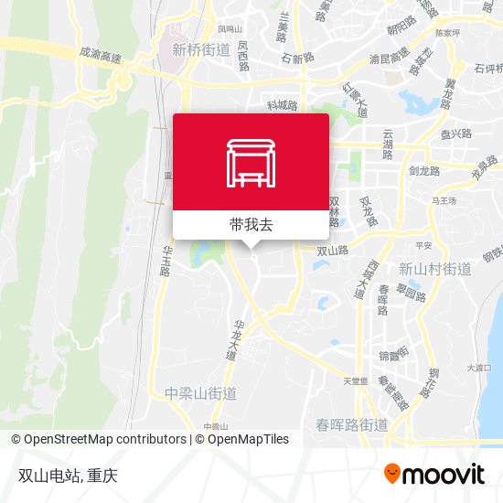 双山电站地图