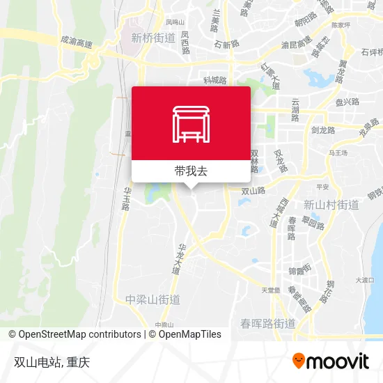 双山电站地图