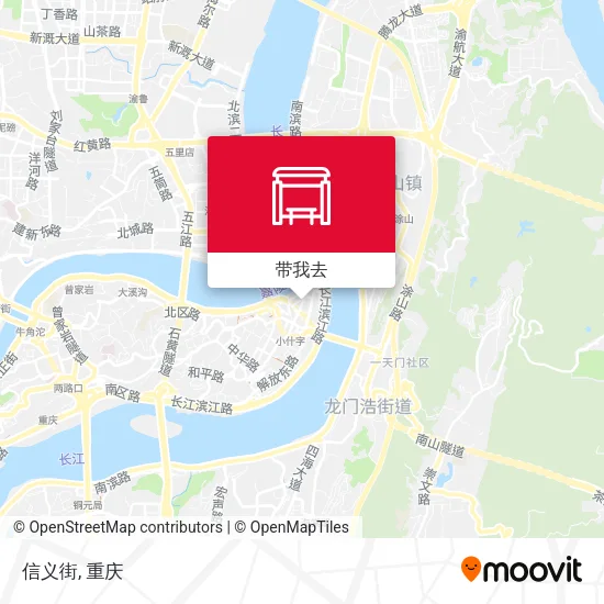 信义街地图