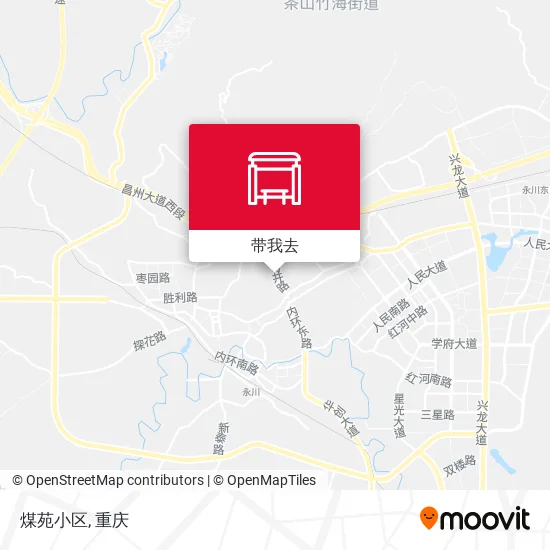 煤苑小区地图