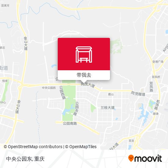 中央公园东地图