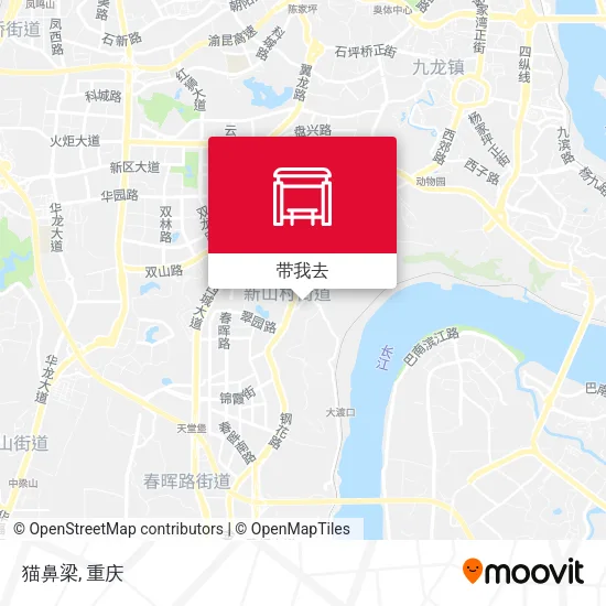 猫鼻梁地图