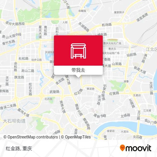 红金路地图