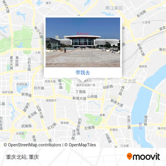 重庆北站地图