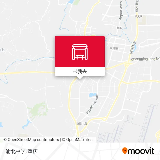 渝北中学地图
