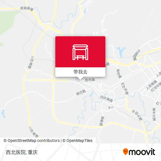 西北医院地图