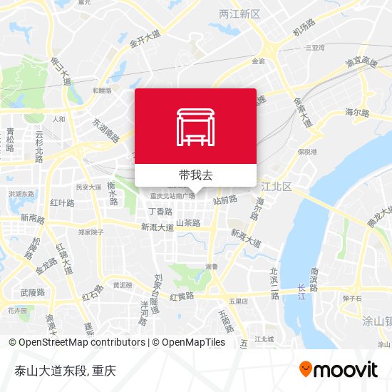 泰山大道东段地图