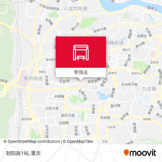 朝阳路1站地图