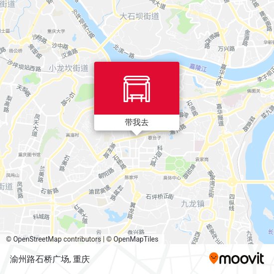 渝州路石桥广场地图