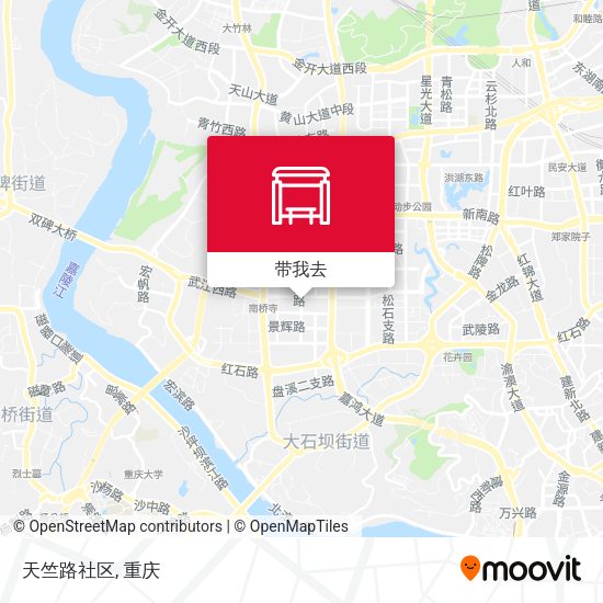 天竺路社区地图