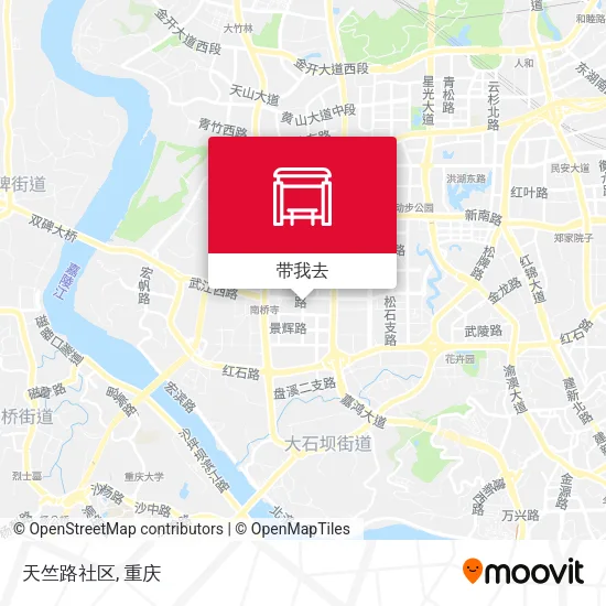 天竺路社区地图
