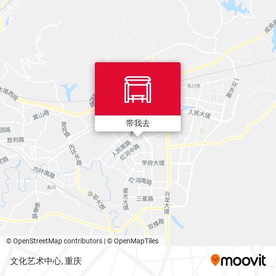 文化艺术中心地图