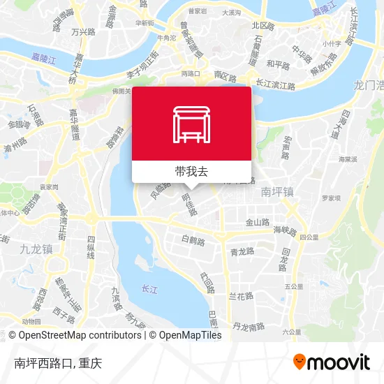 南坪西路口地图