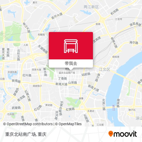 重庆北站南广场地图