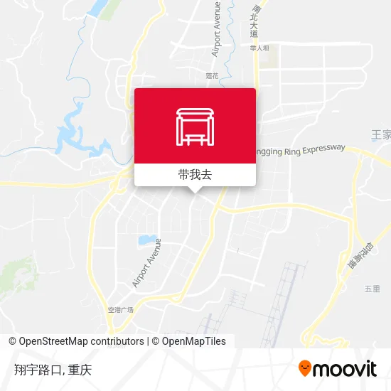 翔宇路口地图