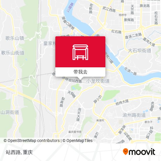 站西路地图