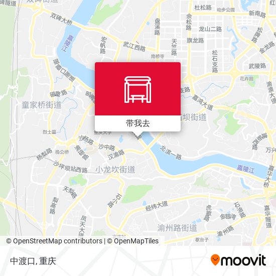 中渡口地图