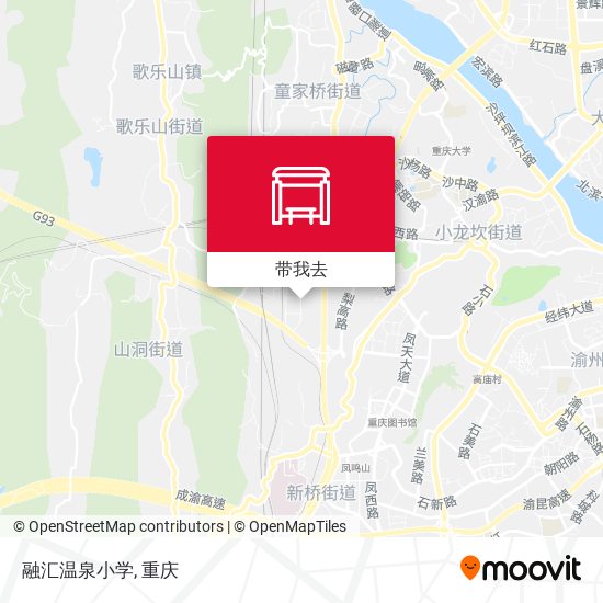 融汇温泉小学地图