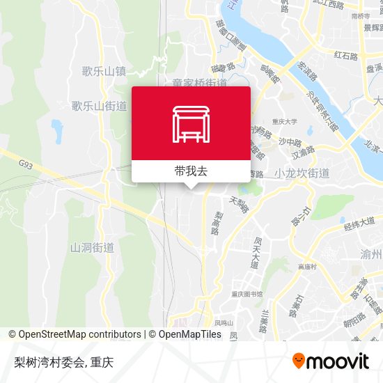 梨树湾村委会地图