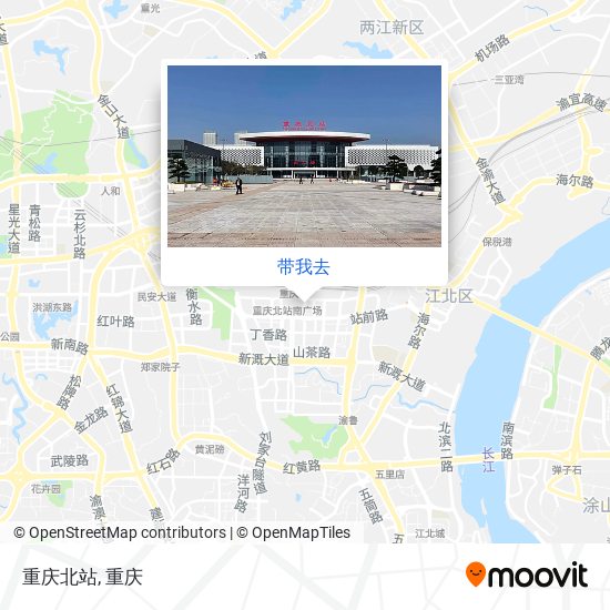 重庆北站地图