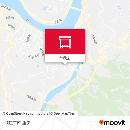 顺江车库地图
