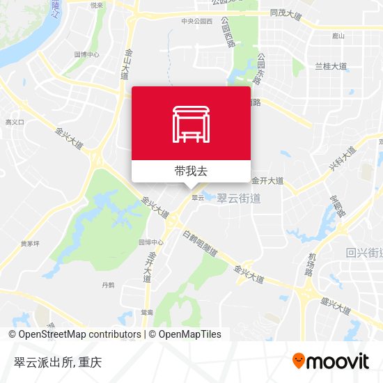 翠云派出所地图