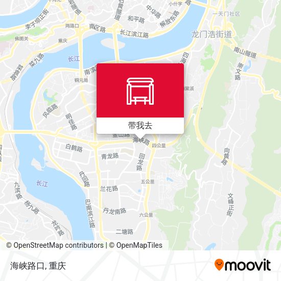 海峡路口地图