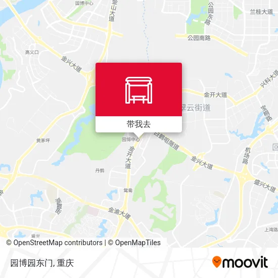 园博园东门地图