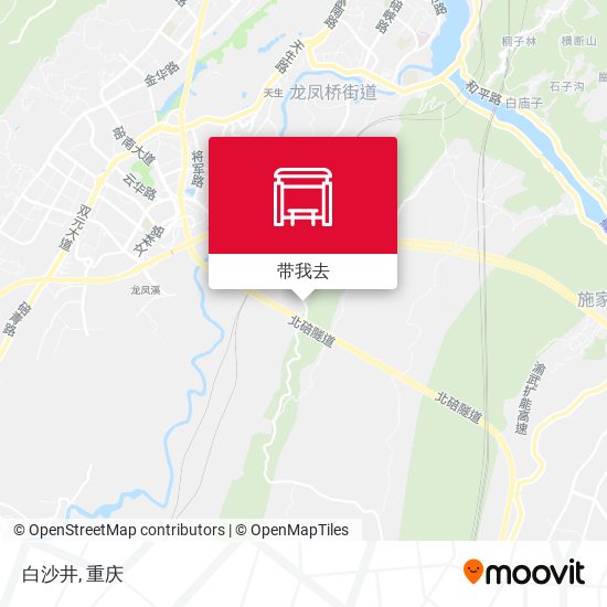 白沙井地图