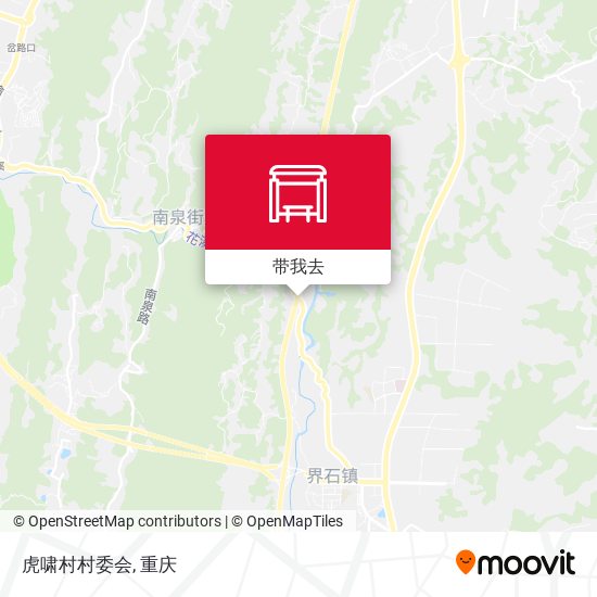 虎啸村村委会地图