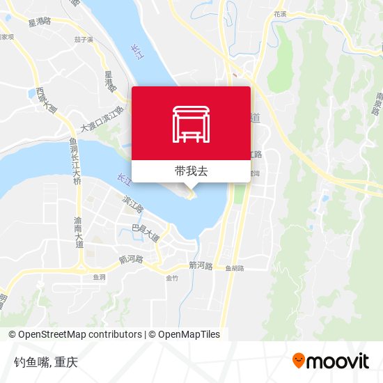 钓鱼嘴地图