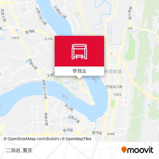 二洞岩地图