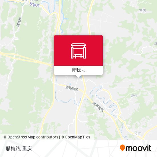 腊梅路地图