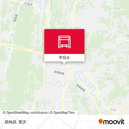 腊梅路地图