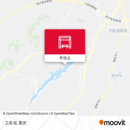 卫星湖地图