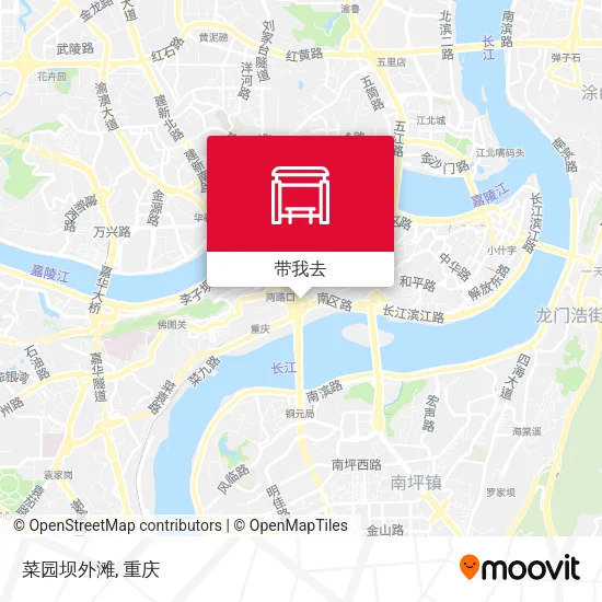 菜园坝外滩地图