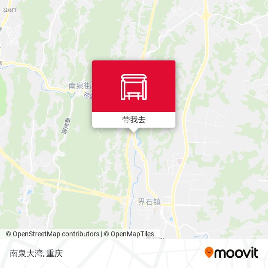 南泉大湾地图