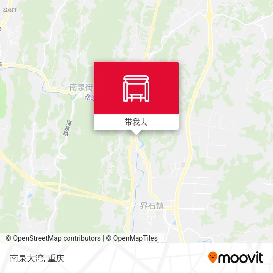 南泉大湾地图