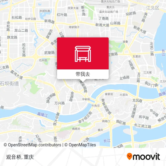 观音桥地图