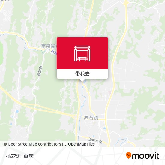 桃花滩地图