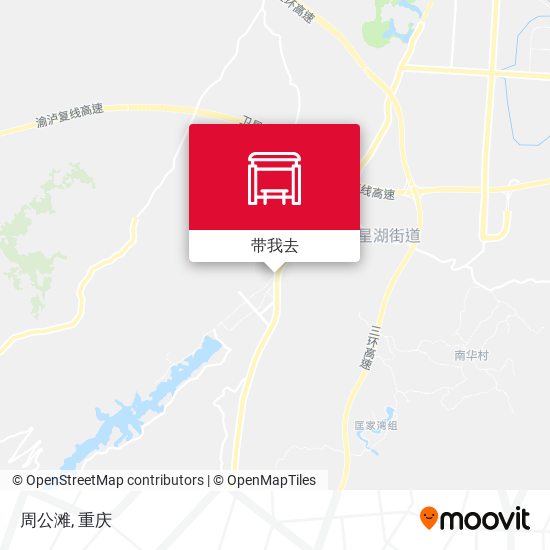 周公滩地图