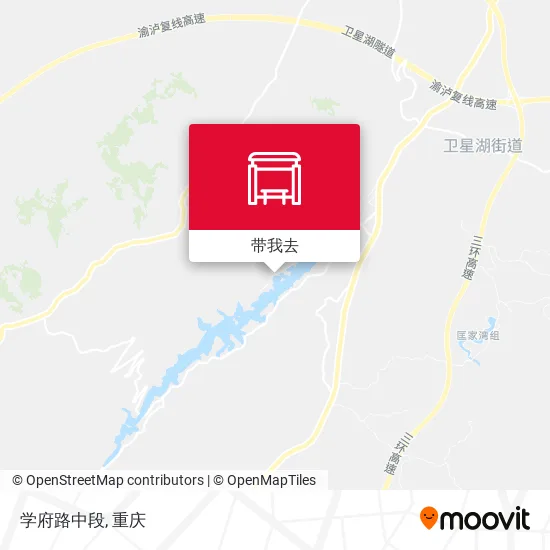 学府路中段地图