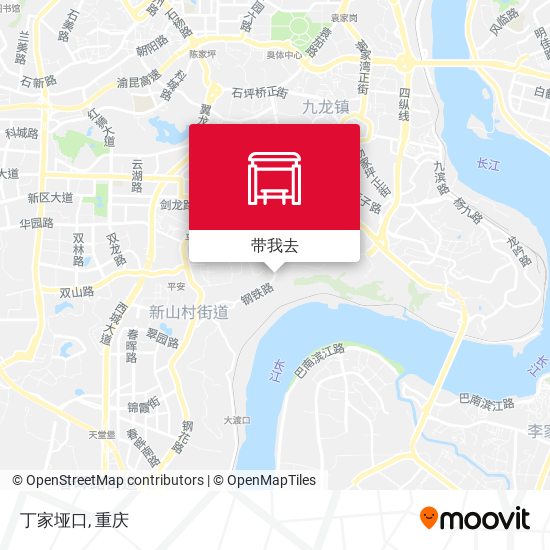丁家垭口地图
